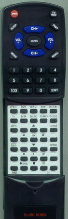 GE 242523 CRK76TG1 replacement Redi Remote