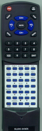 GE 244156 CRK76DC1 replacement Redi Remote