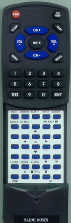 GE 257290 RCG110DA1 replacement Redi Remote