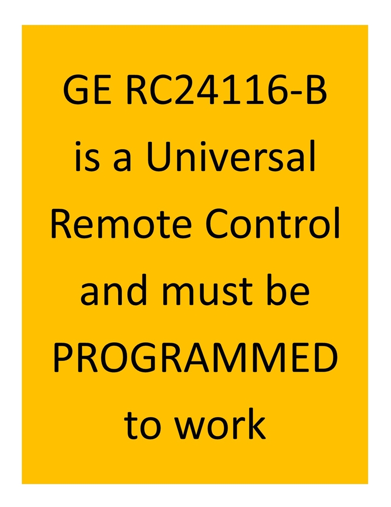 GE RC24993C Genuine  OEM original Remote