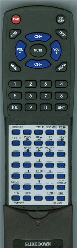 GO VIDEO R106740RM replacement Redi Remote