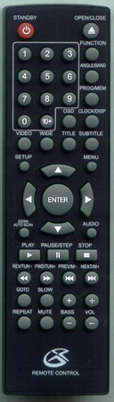 GPX REM-HMD8017DT Genuine OEM original Remote