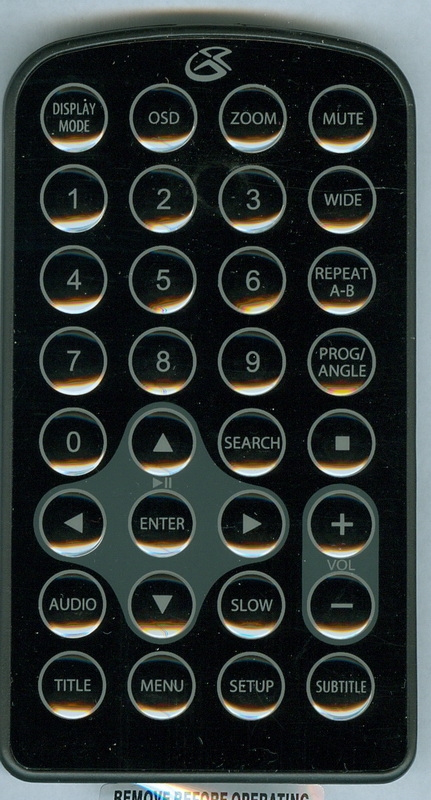 GPX REM-PD901-K Genuine OEM original Remote