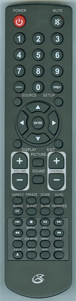 GPX REM-TDE2484 Genuine OEM original Remote