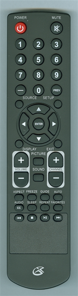 GPX REM-TE1582-GD Genuine OEM original Remote