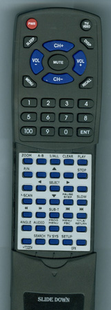 GPX HTD2204 replacement Redi Remote