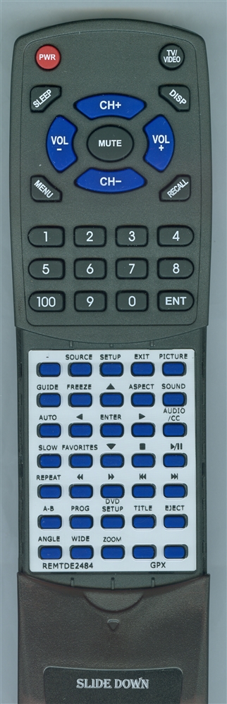 GPX REM-TDE2484 replacement Redi Remote