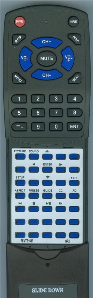 GPX REM-TE1587 replacement Redi Remote