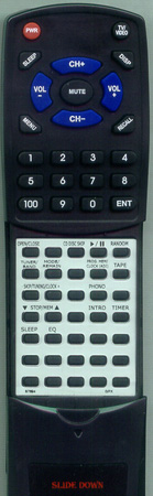 GPX S7694 replacement Redi Remote