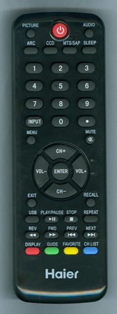 HAIER TV-5620-125 Genuine OEM original Remote