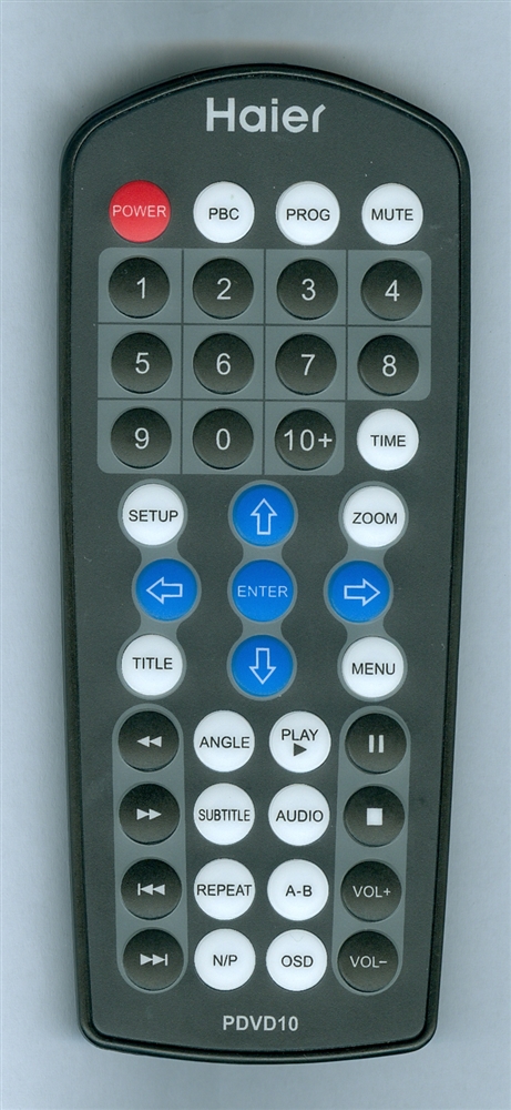 HAIER TV-5620-50 PDVD10 Refurbished Genuine OEM Original Remote