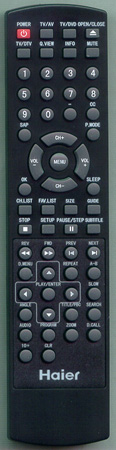 HAIER TV-5620-57 Genuine OEM original Remote