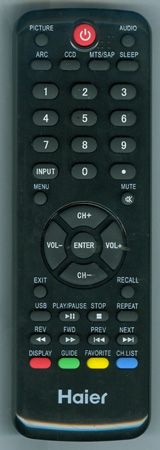 HAIER TV-5620-124 Genuine  OEM original Remote