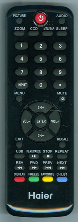 HAIER TV-5620-134 HTRD09B Genuine OEM original Remote