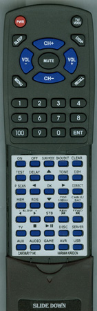 HARMAN KARDON CARTAVR171-HK replacement Redi Remote