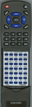 HARMAN KARDON RB23D00 HS100 replacement Redi Remote