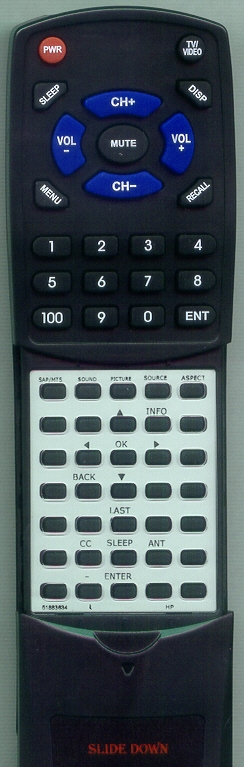HEWLETT PACKARD 5188-3634 replacement Redi Remote