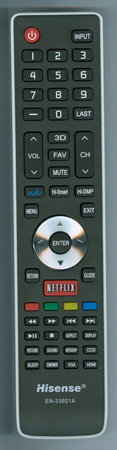 HISENSE 163840 EN33921A Genuine OEM original Remote