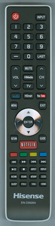 HISENSE 166485 EN-33926A Genuine OEM original Remote