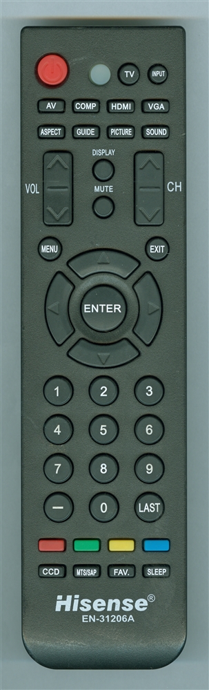 HISENSE EN-31206A Genuine OEM Original Remote