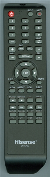 HISENSE EN-KA92 Genuine  OEM original Remote