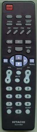 HITACHI 124-00220-01 CLU418U2 Genuine  OEM original Remote