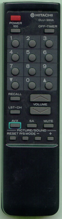 HITACHI 2573224 CLU260A Genuine  OEM original Remote