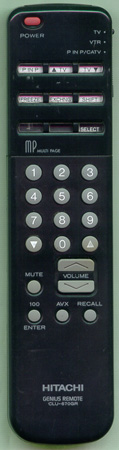 HITACHI 2573752 CLU670GR Genuine  OEM original Remote