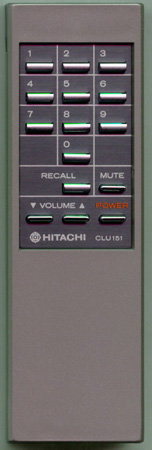 HITACHI 2582553 CLU151 Genuine  OEM original Remote