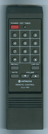 HITACHI 2584302 CLU190 Genuine  OEM original Remote