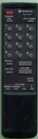 HITACHI 2970293 CLU241 Genuine  OEM original Remote