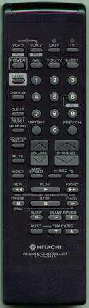 HITACHI 5614881 VTRM241A Genuine  OEM original Remote