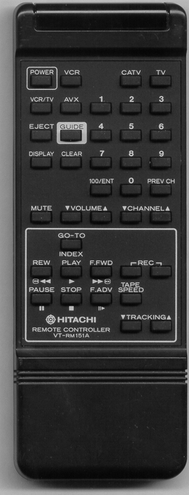 HITACHI 5614894 VTRM151A Refurbished Genuine OEM Original Remote
