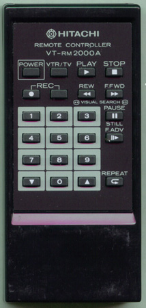 HITACHI 5618132 VTRM2000A Genuine OEM original Remote