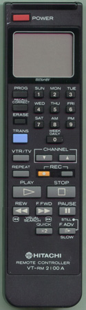 HITACHI 5618223 VTRM2100A Genuine OEM original Remote