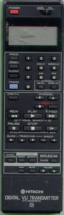 HITACHI 5618632 VTRM3050A Refurbished Genuine OEM Original Remote