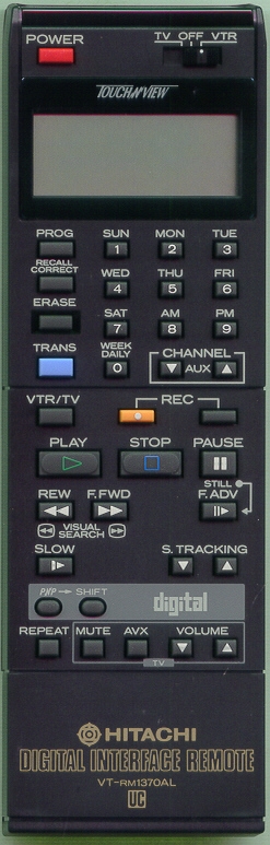 HITACHI 5637552 VTRM1370AL Refurbished Genuine OEM Original Remote