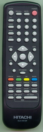 HITACHI E052731079 CLU4751DP Genuine  OEM original Remote