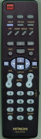HITACHI HL00227 CLU417UI Genuine  OEM original Remote