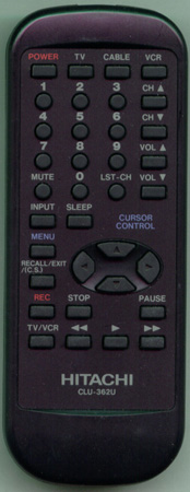 HITACHI HL00701 CLU362U Genuine  OEM original Remote