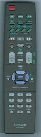 HITACHI HL00725 CLU433MC Genuine  OEM original Remote