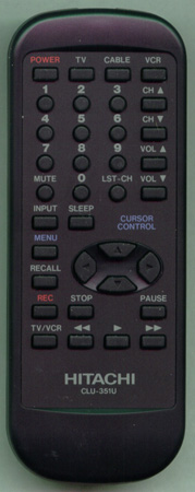 HITACHI HL00761 CLU351U Genuine  OEM original Remote