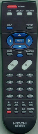 HITACHI HL01422 CLU381UG Genuine  OEM original Remote