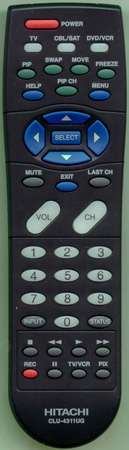HITACHI HL01651 CLU4311UG Genuine  OEM original Remote