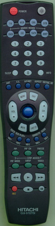 HITACHI HL01822 CLU5722TSI Genuine  OEM original Remote