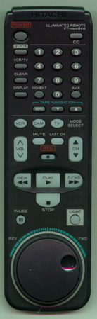 HITACHI HL10332 VTRM494A Genuine OEM original Remote