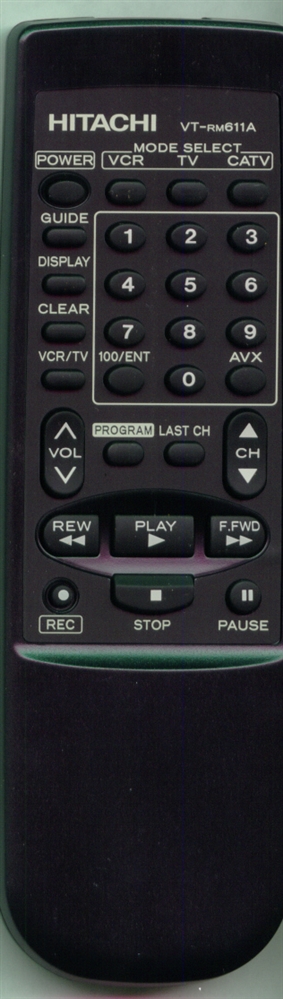 HITACHI HL10622 VTRM611A Refurbished Genuine OEM Original Remote