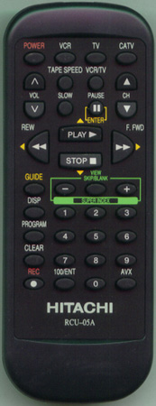 HITACHI HL11162 RCU05A Genuine  OEM original Remote