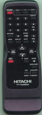 HITACHI N9144UD VTRM665A Genuine  OEM original Remote