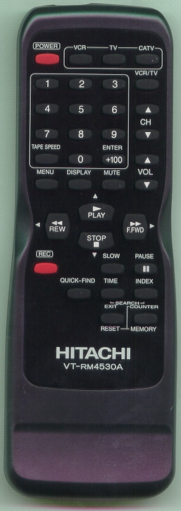 HITACHI N9354UD VTRM4530A Refurbished Genuine OEM Original Remote